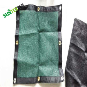 130-180gsm 100% Trinh HDPE brise Vue/DARK màu xanh lá cây gió phá vỡ mặt trời bóng râm Net kính chắn gió lưới - Product Image 5