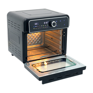 Horno de freidora de aire con pantalla LCD digital de 30L con asador, 16 modos preestablecidos con temporizador y control de temperatura, puerta de vidrio doble - Product Image 3
