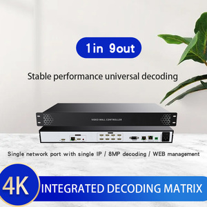 Ma trận giải mã video âm thanh chuyên nghiệp 1 trong 9-out hỗ trợ Chế độ chia màn hình 9 cho Camera giám sát - Product Image 6