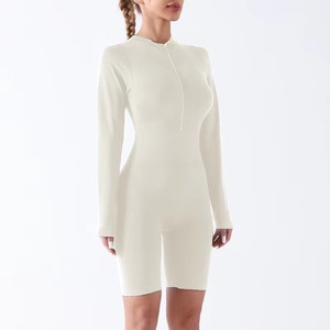 <span class=keywords><strong>2025</strong></span> New Tummy Kiểm Soát Yoga Romper Mềm Mại Thoải Mái Nhanh Chóng Khô Bodysuit Rắn Spandex Jumpsuit Cho Phụ Nữ Thoáng Khí Tính Năng - Product Image 3