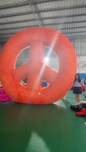 Nghệ thuật sáng tạo triển lãm chữ khổng lồ ký lớn lông sang trọng Fluffy Đỏ <span class=keywords><strong>Inflatable</strong></span> Câu Hỏi đánh dấu mô hình cho Đảng tổ chức sự kiện trang trí - Product Image 5