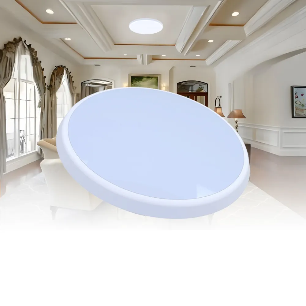 NOUVEAU Design CE ROHS CB TUV 3CCT tri couleurs IP65 led plafonnier facile à installer rond étanche Led plafonnier pour chambre à coucher