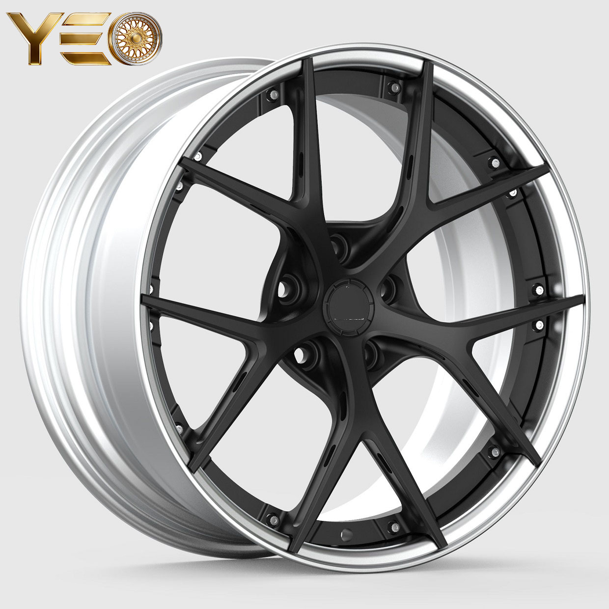 Negro plateado brillante