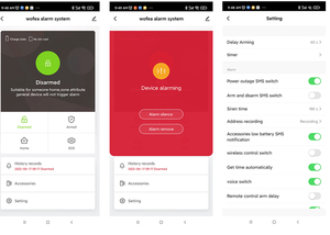 Wofea Wireless &amp; Wired Tuya Wifi GSM Alarm System Work <strong>with</strong> Alexa google Home to Be Control by Voice Program Password 8888 - Product Image 4