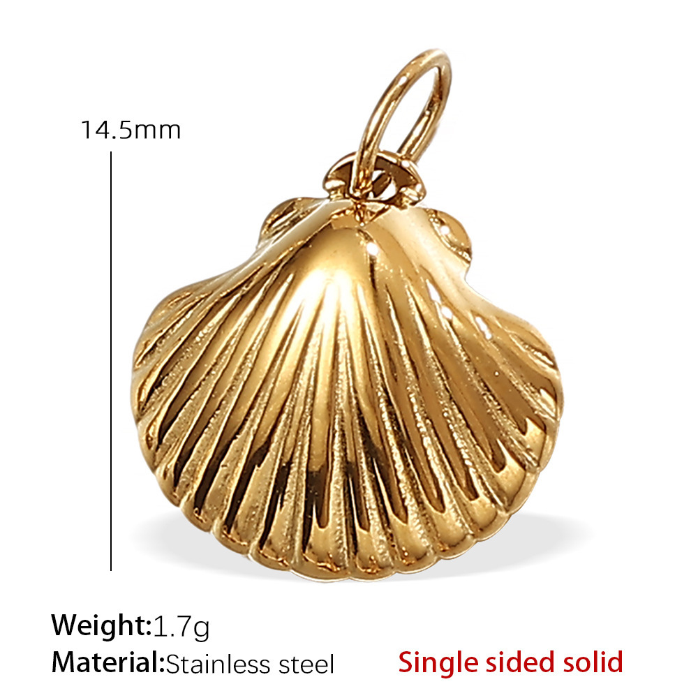 Scallop shell charm.