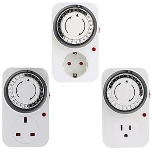EU Stecker 24 Stunde Programmierbare Mechanische Elektrische Stecker Programm Timer Netzschalter Energie Saver - Product Image 1
