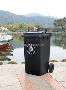 高品质100升回收塑料垃圾桶垃圾箱轮式垃圾容器 - Product Image 6