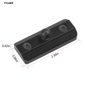 FYLAND Xaegistac Keymod <strong>Bipod</strong> Adapter <strong>Mount</strong> for Keymod System - Includes 4 Keymod Screws &amp; 4 Locking Nuts and 1 Wrench - Product Image 2