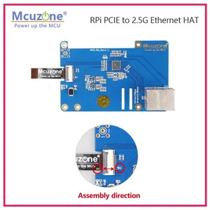 MP2.5G lampone Pi 5 PCIE a 2.5G cappello Ethernet, RTL8125,RPi OS personalizzato senza Driver - Product Image 5