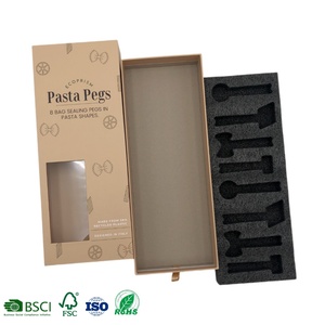 Recycelte Materialien Fenster Schublade Box für Pasta Nagellack Öl Hautpflege Serum zum Verschenken Verpackung Spot UV-Druck starr