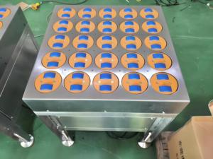 Máquina de clasificación automática clasificadora de ruedas giratorias de alta resistencia para un movimiento eficiente del producto