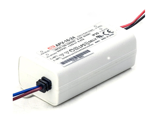 Meanwell APV-16-24 16W 24V 0.67a IP42发光二极管驱动电源经销商，用于室内照明，原装和全新 - Product Image 1