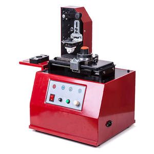 Schnelle Geschwindigkeit Trocken tinten stempel Datums codierung maschine Schreibtisch Typ Logo Drucken Telefon Fall Pad Drucker Elektrische Tinten becher Pad Druckmaschine - Product Image 1