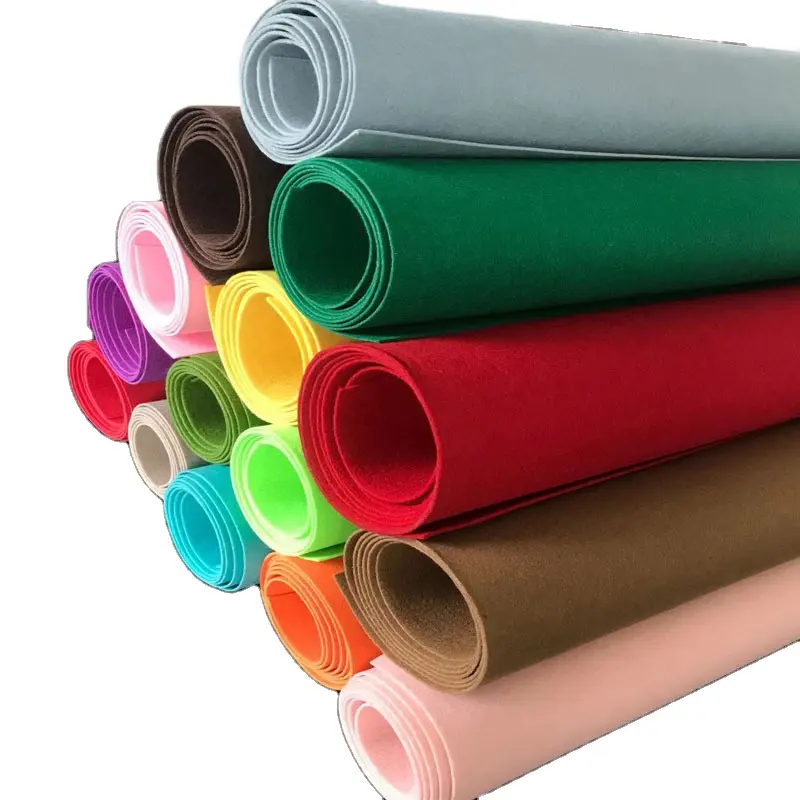 Tùy Chỉnh 1 Mét 2 Mét 3 MÉT 4 Mét 5 Mét 10 Mét Len Dày Polyester Spunbond Kim Đấm Felt Vải Cho Túi