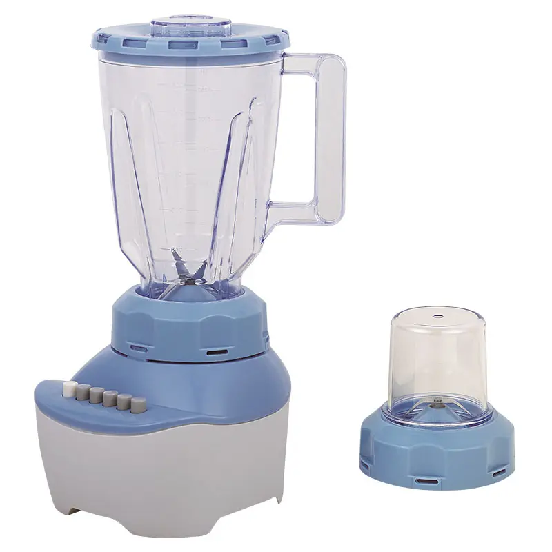 Vente chaude 2 en 1 robot culinaire mélangeur 1.5L grand pot en plastique mélangeur électrique mélangeur 3 vitesses presse-agrumes broyeur maison cuisine mélangeur