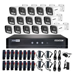 Fosvision 16CH 5MP AHD kamera sistemi gece görüş Dvr güvenlik ev sistemi Video Ahd kamera 5mp Ahd kiti 16 kanal - Product Image 2