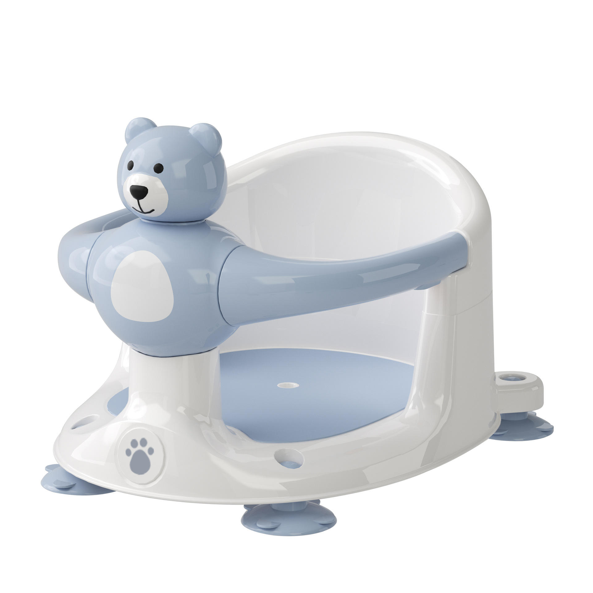 Tabouret de bain ours - Bleu