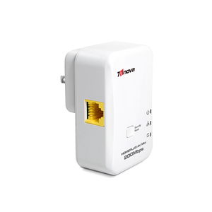7inova Internet AV200 tak ve çalıştır Wallmount Powerline adaptör kiti Internet üzerinden ağ kurmak için tak kolay kurulum - Product Image 5