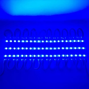 Оптовая продажа, 3 светодиода/ПК, светодиодный RGB модуль Smd5050, силиконовый водонепроницаемый 12 В, светящийся RGB Светодиодный модуль для украшения рекламных вывесок