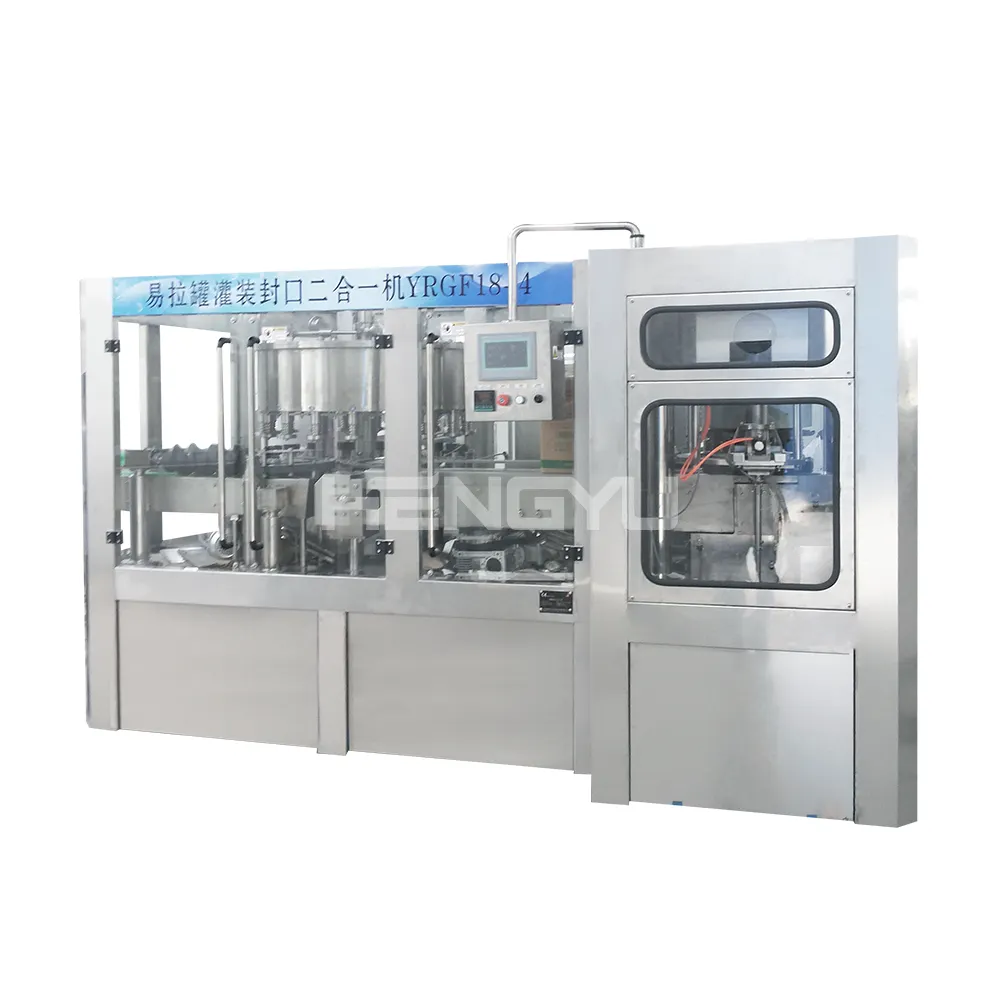 Mutfakta Heng Yu otomatik dolum makinesi gazlı içecek/soda su/suyu dolum makinesi üretim hattı fiyatı