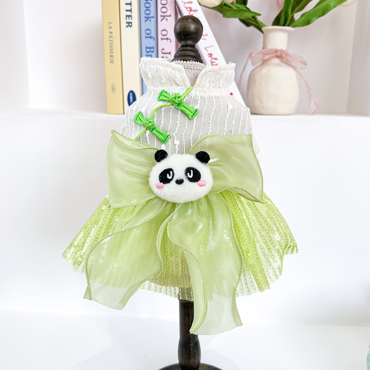 Panda dumpling tulle dress