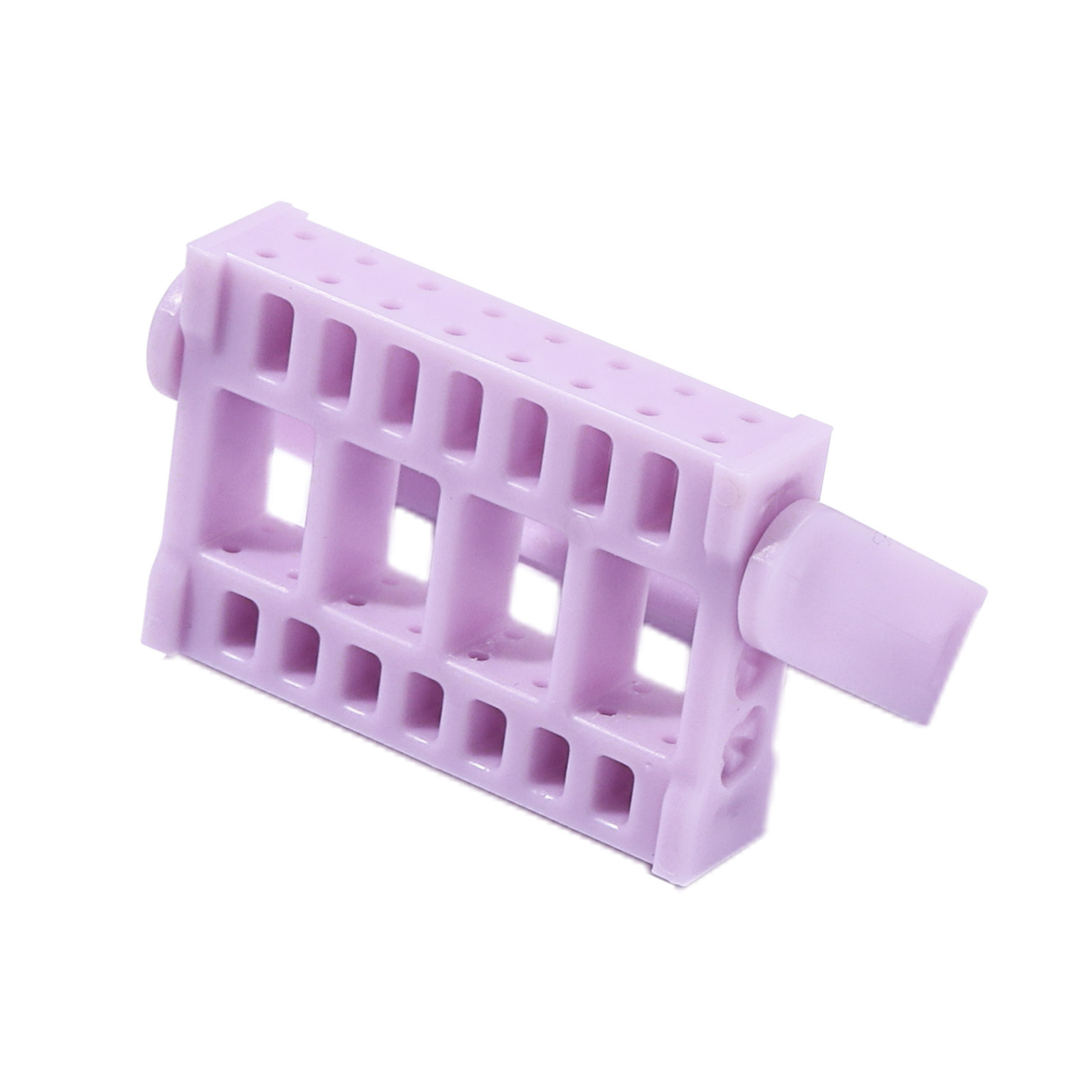 16-hole folding grinding head holder purple
