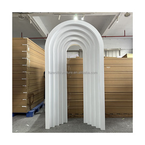 מעמד רקע קישוט חתונה גדול אקריליק 3D מסגרת קשת רקע חתונה