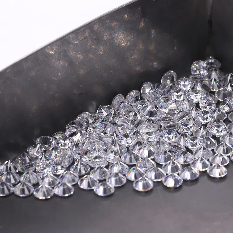 Starsgem cz камень 1 мм круглый бриллиант cut lab созданный кубический цирконий драгоценные камни