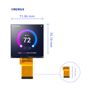 4 pollici quadrati 320x480 punti tft lcd mcu 8bit/16bit/spi/r ips display lcd 480*480 con interfaccia RGB 4.0 pollici modulo lcd quadrato