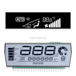 Kunden spezifisches TN61-digit 7-Segment-LCD-Display Industrielles Anzeige instrument mit schwarzem Hintergrund Weißer Text 7-Segment-LCD-Display - Product Image 2