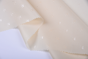 クッション/ペットカバー用の滑り止めドット付きポリエステルPVC/シリコンジェルドット滑り止め生地