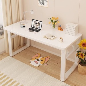 Escritorio de madera para el hogar, escritorio de trabajo de aprendizaje de estudio de instalación gratuita, mesa plegable - Product Image 1