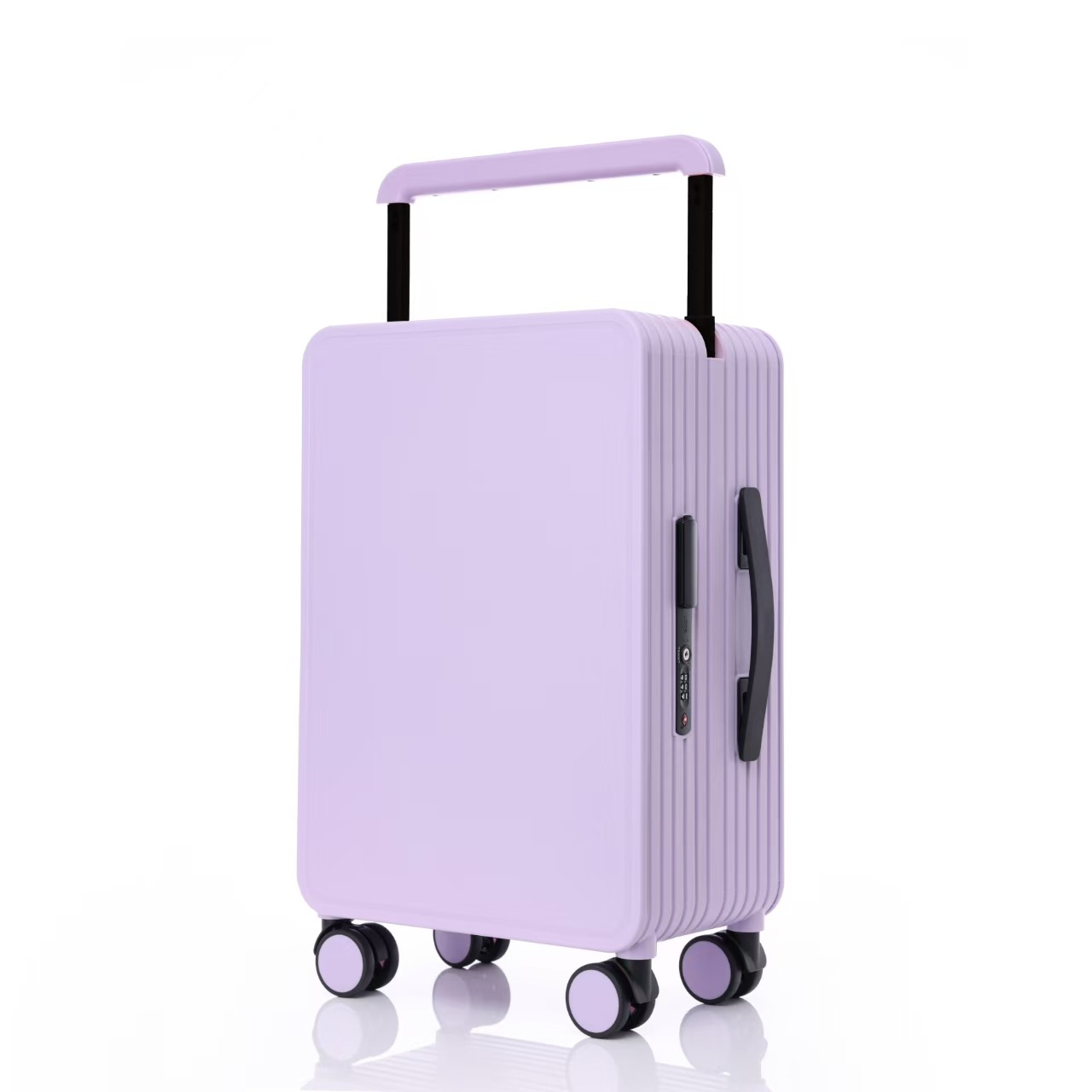 purple suitcase wide