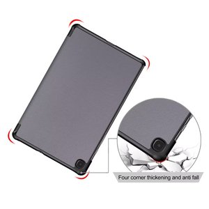 3 katlanır deri akıllı kılıf için Galaxy tab tablet <span class=keywords><strong>s6</strong></span> lite kapak 10.4 2022 SM-P613 SM-P619 P610 P615 kılıfları