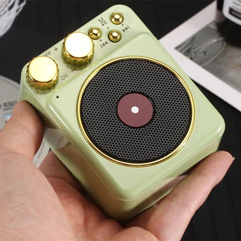 Nuovo altoparlante Audio Bluetooth portatile Vintage Mini altoparlante regalo creativo Wireless Rhx T10 supporta la musica Radio FM con scheda TF