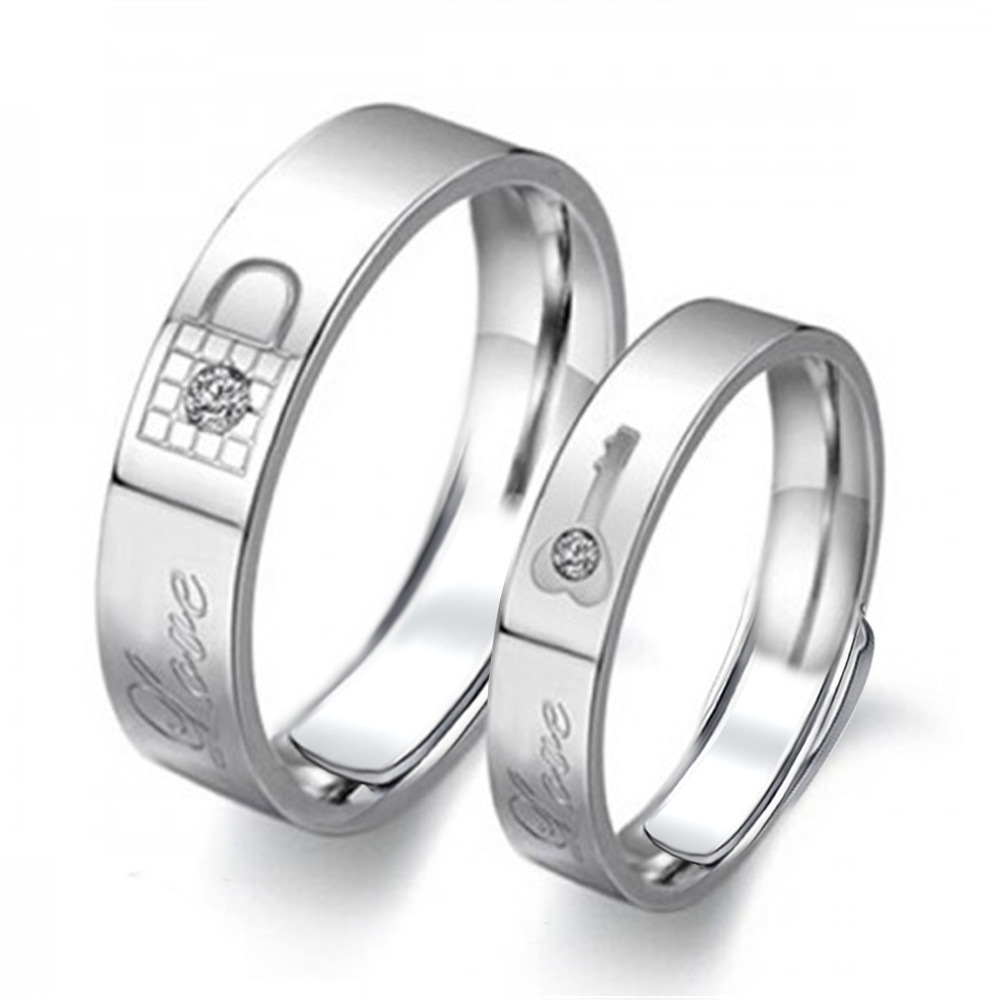 White gold ring