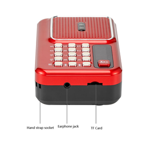 工厂价格便宜接收器内置说话便携式数字调频收音机 - Product Image 5