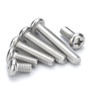 M1 M1.2 M1.4 M1.6 M2 M2.5 M3 M4 M5 M6 M8 M10なべ頭304鋼ねじ - Product Image 1