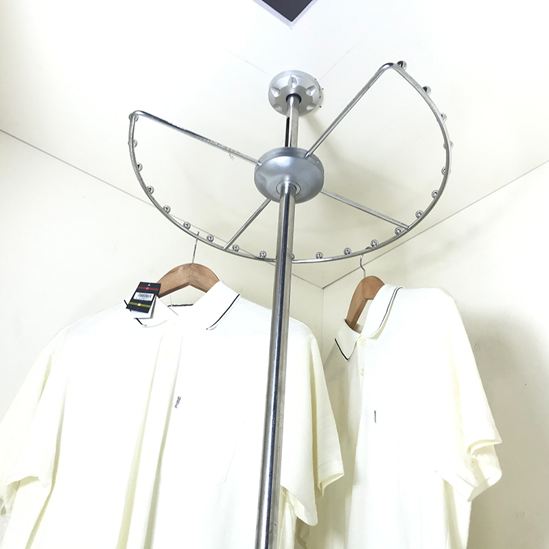High-end furniture wardrobe accessories rotating three layers shelf rack sets
