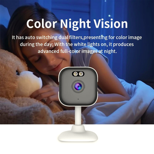 กล้องวงจรปิด CCTV ขนาดเล็กในอาคารระบบ WiFi CS770การมองเห็นในเวลากลางคืนแบบสีเต็มรูปแบบสำหรับการตรวจจับมนุษย์ระบบเสียงสองทางมุมกว้างข้อมูลระบบคลาวด์1ปี - Product Image 6