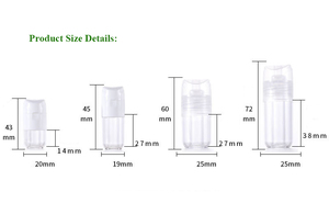 ฟรีตัวอย่างเซรั่มบํารุงผิวขวดพลาสติกมินิขนาด 2ml 3.5ml Essence ของเหลวบรรจุภัณฑ์เครื่องสําอาง 8ml ขวดห้องคู่ - Product Image 6