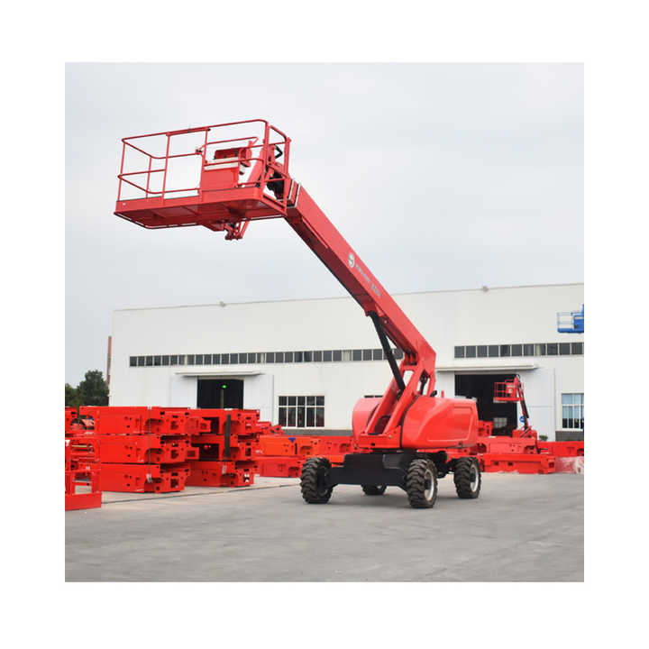 2023 Best Selling 10-22m 16 Meter 200kg Towable Man Lift Aerial Work Platform Telescoping Crank Arm Lift Boom Lift for Sale