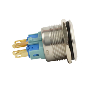 22mm 25mm 3V <strong>6V</strong> 9V 12V 24V 110V 220V Reset With LED Latching Waterproof Mafelec Push Start Stop Button <strong>Switch</strong> - Product Image 6