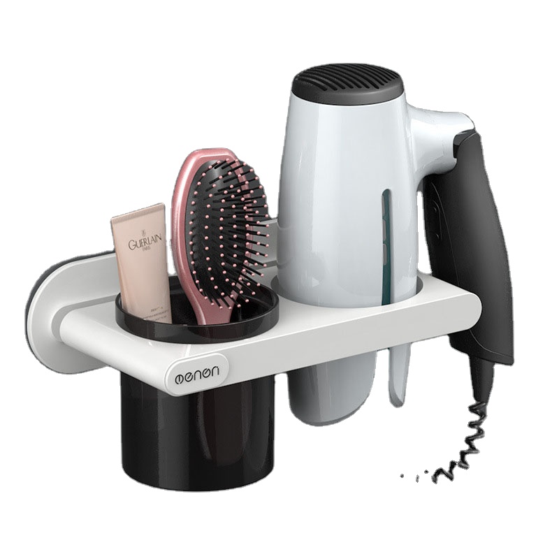 Estante De Secador De Pelo Soporte De Soplador Porta Montado Estante De Secador De Pelo Soporte De Soplador Porta Montado