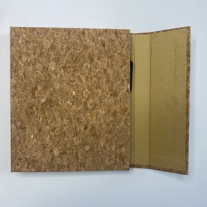 批发定制3折软木精装日记本日记本套装，带笔和便签 - Product Image 2