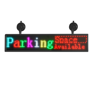 WIFI Mobile Phone Smart Control Car LED Display Taxi LED Screen Message Board e pubblicità Scrolling Running LED Car Display - Product Image 2