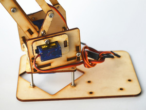 4 градуса свободы, деревянная доска, сервопривод, рука робота Sg90 для Ardu ino Raspberry PI, рука робота интеллектуального развития - Product Image 4