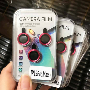 3d tam kapsama kamera Lens ekran koruyucu Iphone 16 13 14 15 Pro Max temperli cam ekran kamera koruyucu - Product Image 5