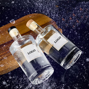 100ml 375ml 500ml 750ml工場生産厚底ウォッカウイスキーシェリーガラスボトル - Product Image 4