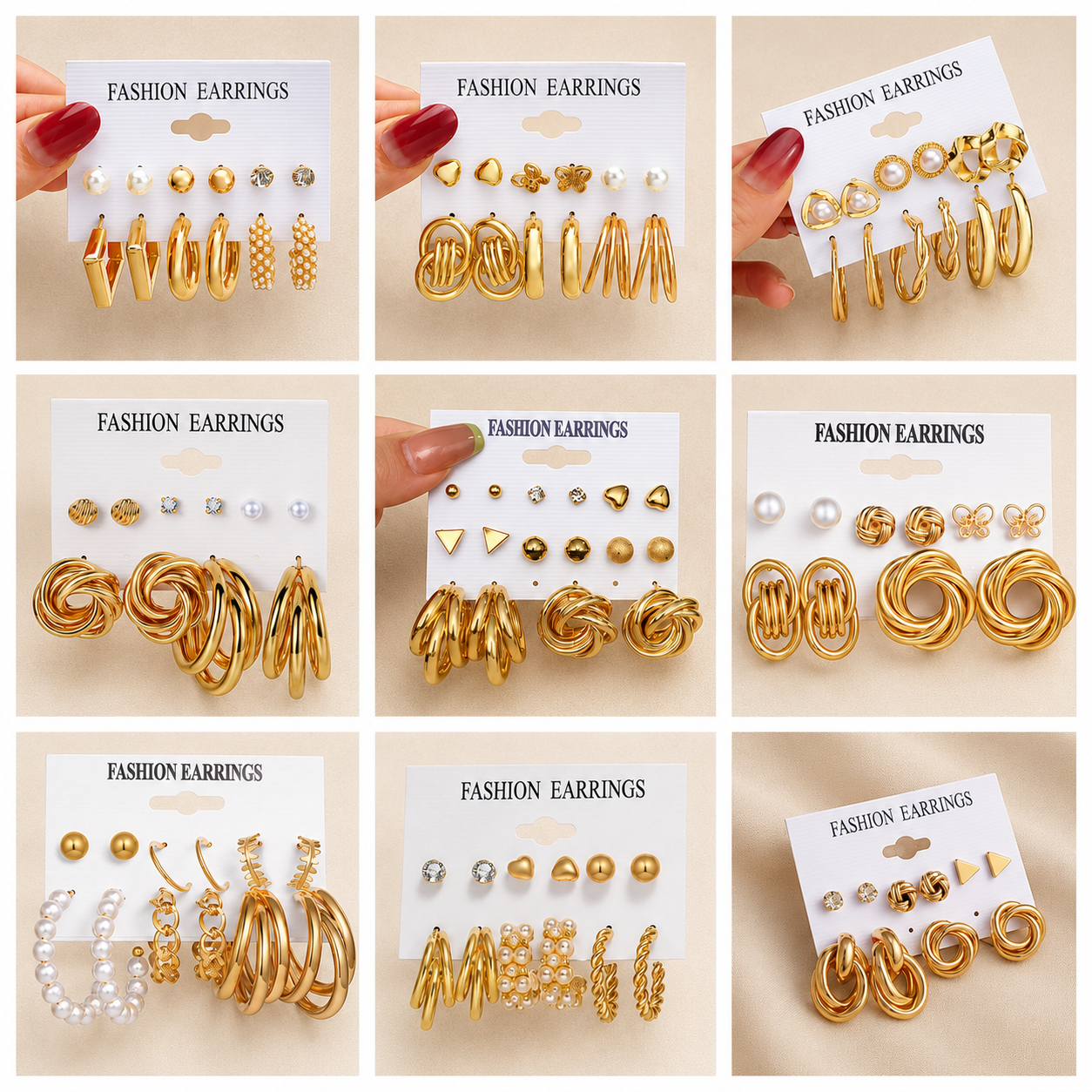 earring1 to 9